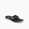 Reef SANTA ANA - Heren Slippers - Rubber zool - navy/white/orange