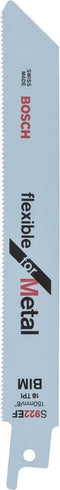 Bosch S 922 EF - Reciprozaagblad - Flexible for Metal - 150 mm (1 stuk)
