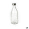 Glazen fles La Mediterránea Metaal Glas 1 L (12 Stuks)