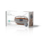 Nedis RDDB5300BN Draagbare Radio DAB+ Bluetooth - Bruin/Zilver