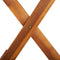 vidaXL - Tuintafel - inklapbaar - 90x75 - cm - massief - acaciahout
