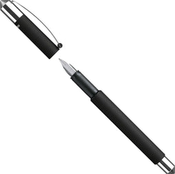 STABILO beCrazy! - Vulpen - Zwart + 1 inkt cartridge blauw