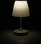 H&S Collection Tafellamp LED oplaadbaar 13x30 cm wit