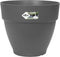 Elho Vibia Campana Rond 30 - Bloempot voor Buiten met Afwateringsgaten - 100% Gerecycled Plastic - Ø 29.8 x H 25.8 cm - Antraciet
