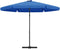 vidaXL - Parasol - met - stalen - paal - 300 - cm - azuurblauw