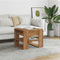 vidaXL - Salontafel - 55,5x55x45 - cm - bewerkt - hout - artisanaal - eikenkleur