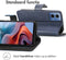 iMoshion Hoesje Geschikt voor Motorola Moto G34 Hoesje Met Pasjeshouder - iMoshion Luxe Bookcase - Donkerblauw