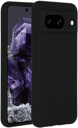 Accezz Liquid Silicone Backcover Google Pixel 8 - Schokabsorberend - Zwart
