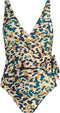 Barts Limea Wrap One Piece - Dames Badpak - Wikkeldetail V-hals - Gold