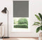 vidaXL - Rolgordijn - verduisterend - 115x210 - cm - stofbreedte - 110,7 - cm - grijs