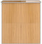 vidaXL - Tuinschuur - 192x191x223 - cm - gegalvaniseerd - staal - lichtbruin