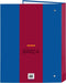 Ringmap F.C. Barcelona M067 Kastanjebruin Marineblauw A4 26.5 x 33 x 4 cm