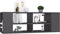 vidaXL - Tv-wandmeubel - 102x35x35 - cm - bewerkt - hout - grijs