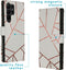iMoshion Hoesje Geschikt voor Samsung Galaxy S23 Ultra Hoesje Met Pasjeshouder - iMoshion Design Softcase Bookcase - Wit / White Graphic