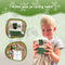 Kindercamera met Fotoprinter & Fotospeurtocht – Digitale Camera Kinderen – 11-in-1 Camera – Oplaadbaar - 48MP - Foto printer - Groen - Fototoestel