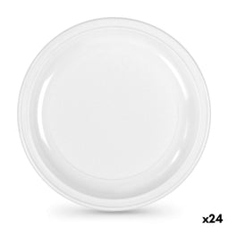 Bordenset Algon Plastic 28 cm 3 Onderdelen (24 Stuks)