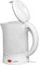 Lafe Elektrische Reis Waterkoker 0.6 Liter - Inclusief 2 Kopjes en Lepels - Kleine Waterkoker Voor Camping of Caravan Klein Formaat - 600W - Wit