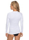 Roxy Wholehearted LS - Surfshirt Dames - UV-werend - White (XS)
