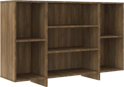 vidaXL - Dressoir - 120x30x75 - cm - bewerkt - hout - bruin - eikenkleur