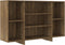 vidaXL - Dressoir - 120x30x75 - cm - bewerkt - hout - bruin - eikenkleur