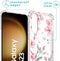iMoshion Hoesje Geschikt voor Samsung Galaxy S23 Hoesje Met Koord - iMoshion Design Hoesje met Koord - Roze / Blossom Watercolor
