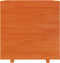 vidaXL - Plantenbak - 70x40x72,5 - cm - massief - grenenhout - wasbruin