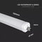SET - LED buislamp compleet, waterdicht, 150cm, 48W, wit licht, 6500K, 5760lm, IP65, (verpakking van