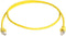 Telegärtner 100008266 RJ45 Netwerkkabel, patchkabel CAT 6A S/FTP 2.00 m Geel Vlambestendig, Snagless, Vlambestendig, Ha