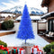 vidaXL - Kunstkerstboom - met - standaard - 240 - cm - PVC - blauw