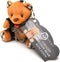 XR Brands AH118 - Gagged Teddy Bear Keychain - Brown