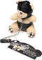 XR Brands AH119 - Hooded Teddy Bear Keychain - Tan