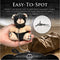 XR Brands AH119 - Hooded Teddy Bear Keychain - Tan