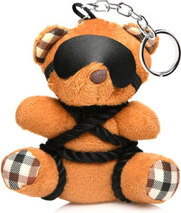XR Brands AH121 - Rope Teddy Bear Keychain - Brown
