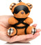 XR Brands AH121 - Rope Teddy Bear Keychain - Brown