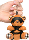 XR Brands AH121 - Rope Teddy Bear Keychain - Brown