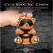 XR Brands AH121 - Rope Teddy Bear Keychain - Brown