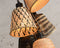 GOOD&MOJO Hanglamp Kalimantan - Bamboe/Zwart - 45x45x62cm - 7L - Scandinavisch,Bohemian - Hanglampen Eetkamer, Slaapkamer, Woonkamer