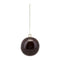 House Doctor - Kerstbal - Marmereffect - Wijnrood (Ø6 cm)