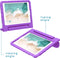 iMoshion Tablet Hoes Kinderen Geschikt voor Huawei MediaPad T3 10 inch - iMoshion Kidsproof Backcover met handvat - Paars