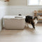 Savic Hop In Giant - Kattenbak Giant - Instap Boven - Mokka/Wit - 74 x 49,7 x 43 cm