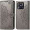 imoshion Hoesje Geschikt voor Xiaomi Redmi 10C Hoesje Met Pasjeshouder - imoshion Mandala Bookcase - Grijs