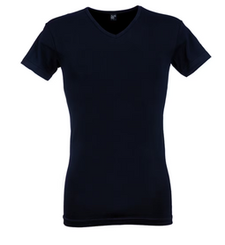 Alan Red Oklahoma & Ottawa - T-shirts Heren - Body Fit V-hals & Ronde Hals - Navy (4 stuks)