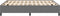 vidaXL - Bedframe - Lichtgrijs - 180x200 - cm - Corduroy - Stof