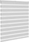 vidaXL - Zebra - rolgordijn - 135x150 - cm - stofbreedte - 130,9 - cm - lichtgrijs