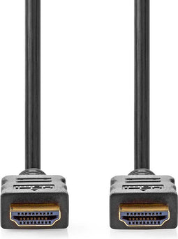 Nedis High Speed HDMI-Kabel - HDMI Male - 4K@30Hz - 15 m - Zwart