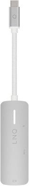 Linq 4K HDMI Adapter - 3in1 Multiport Hub - 140W USB-C PD en 5Gbps USB-A - Space Grey
