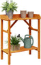 vidaXL - Tuin - Pottafel - in - Acaciahout - 75x40x90 - cm - - - Massief - Grenenhout