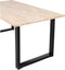 WOOOD Tablo Tafel met U-poot - Eiken - 75x200x90