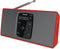 Technisat DIGITRADIO 2S - DAB+ FM Radio - Bluetooth - Rood/Zilver