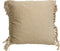 SVJ Home Decorations Gerafeld Kussen - 45 x 45 cm - Beige - Set van 2